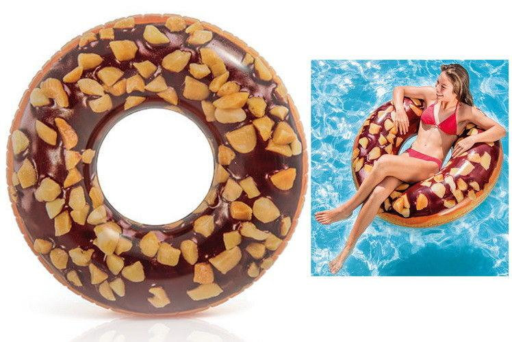 Salvavidas redondo 114cm Donut chocolate INTEX