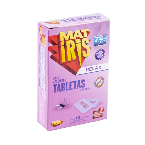 Tableta Matamosquitos Relax x 12 Uds. MATIRIS
