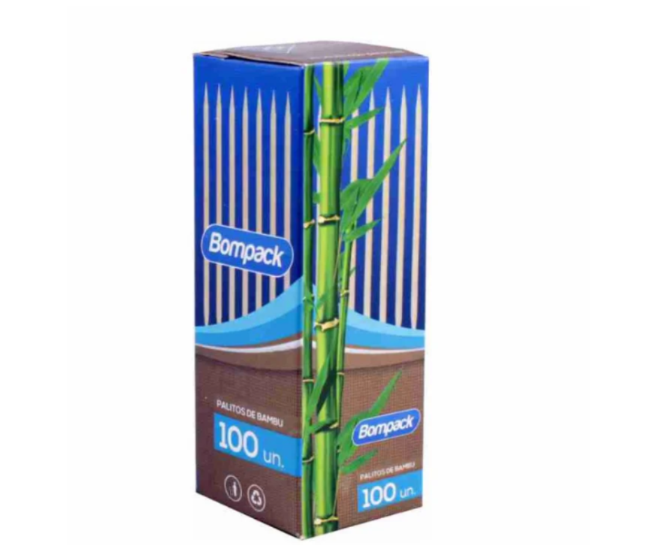 Palito de Bambu x100 Unidades BOMPACK