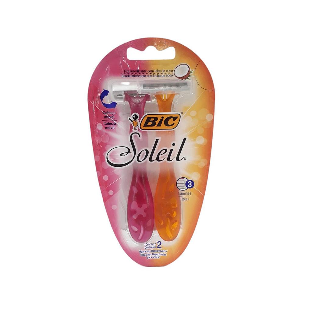 Maquinita de Afeitar Naranja/Rosa SOLEIL BIC