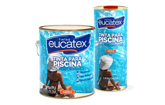 Kit de Pintura para Piscina Azul EUCATEX