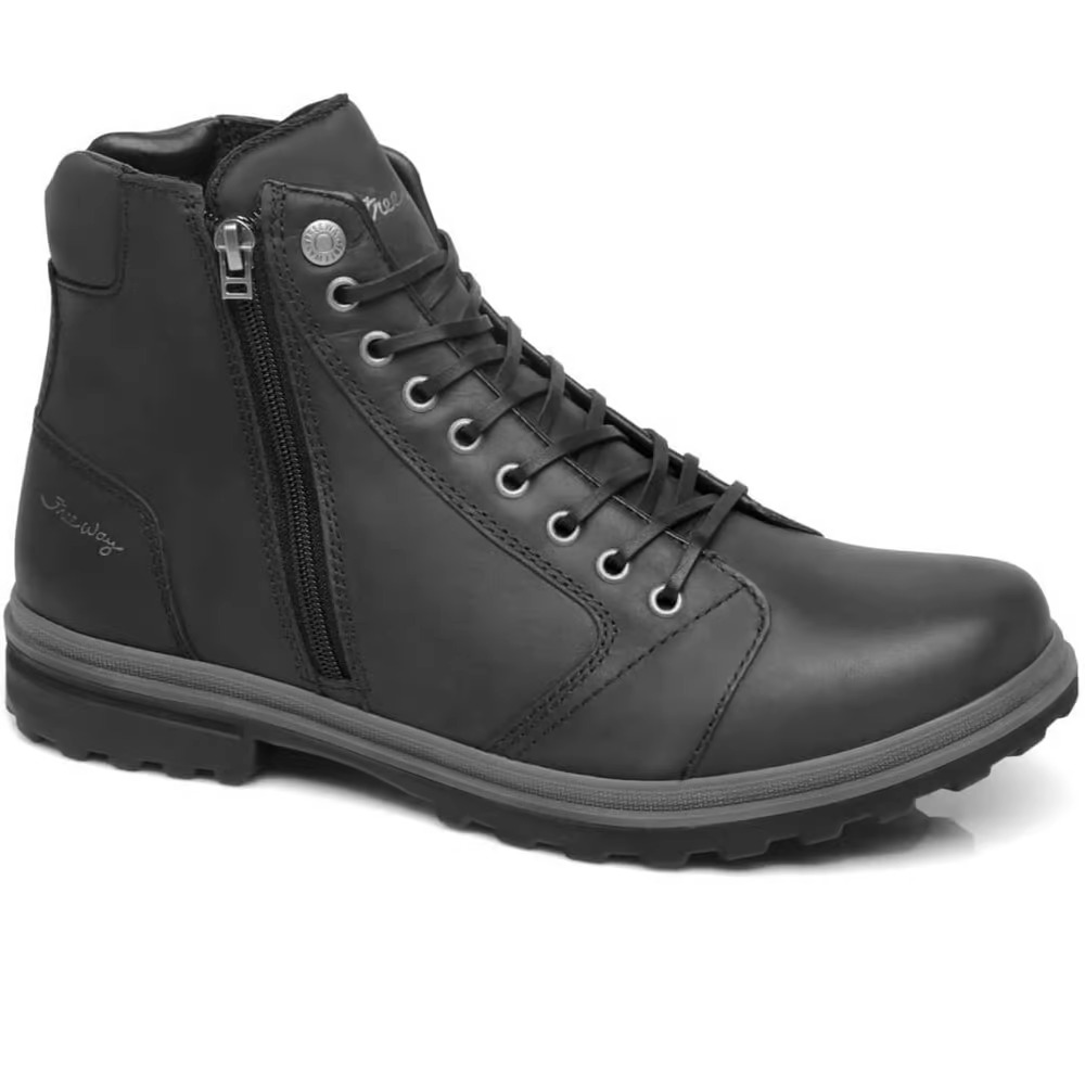 Bota femenina Avril T34 negro FREEWAY