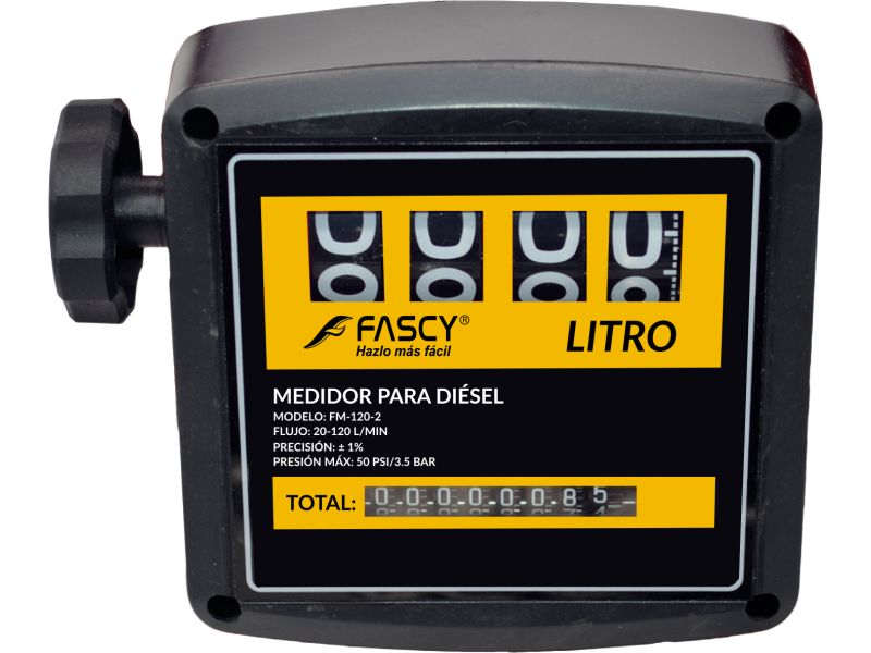 Medidor 4/8 digitos p/ bomba diesel FASCY