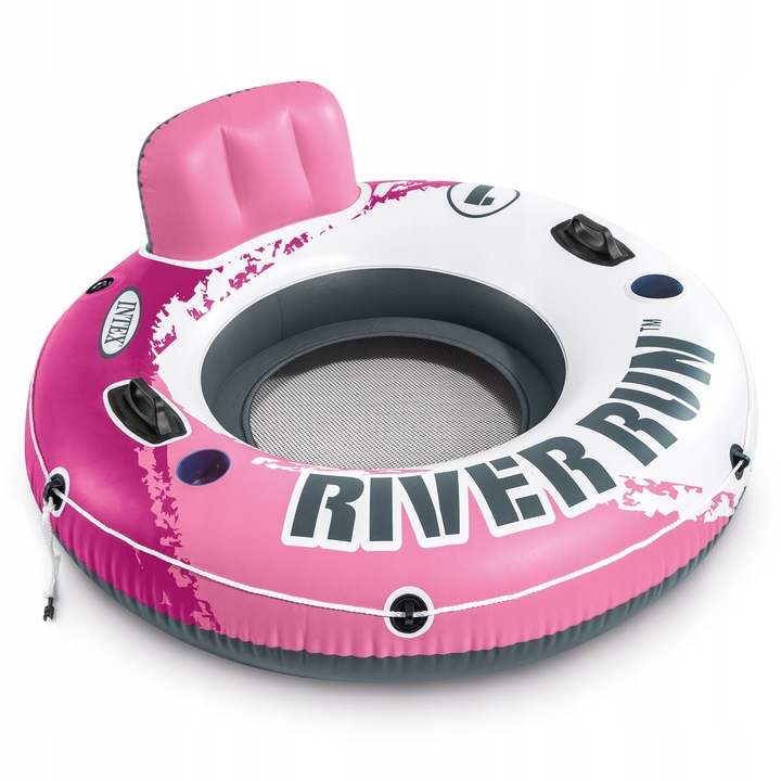 Salvavidas con respaldero pink river run INTEX