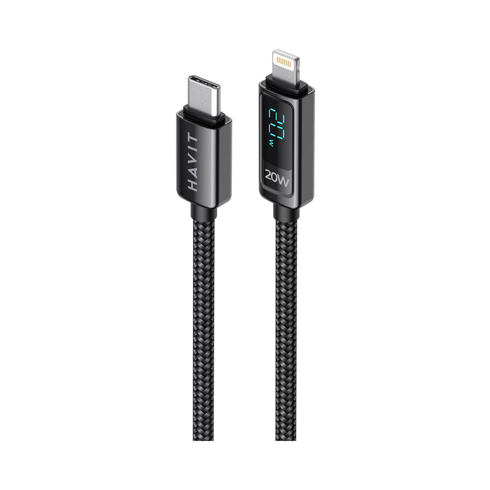 Cable Tipo C a Iphine 2M c/Pantalla LCD HAVIT