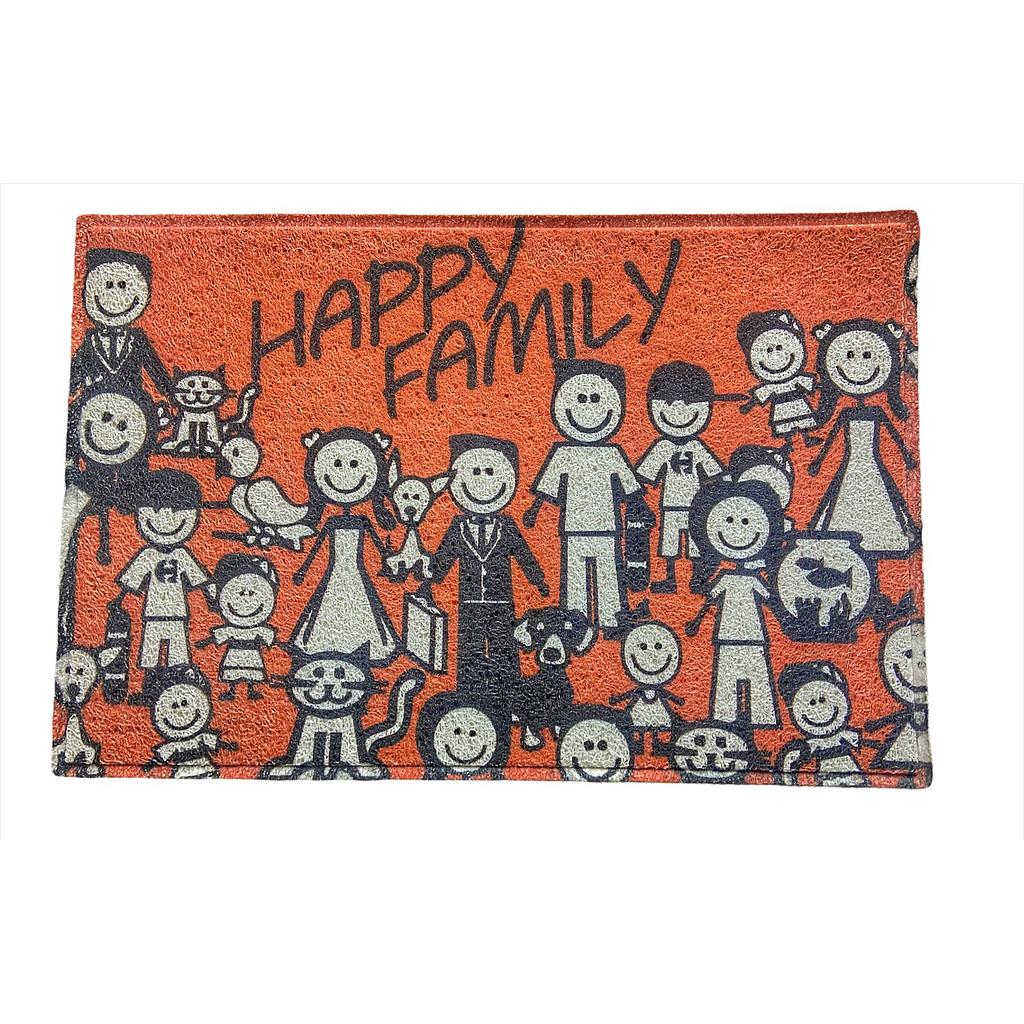 alfombra vinil art happy family 40cmX60cm KAPAZI