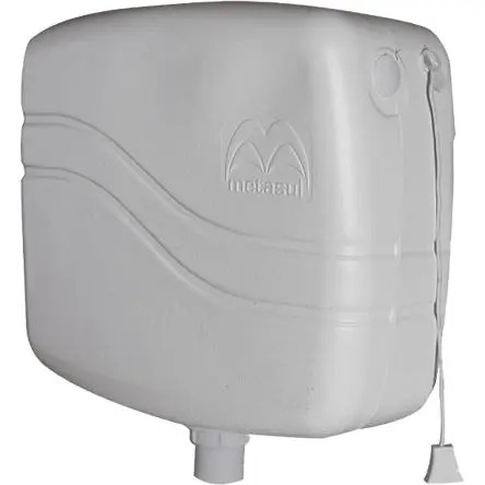 Cisterna plastica 6/9lt blanca METASUL
