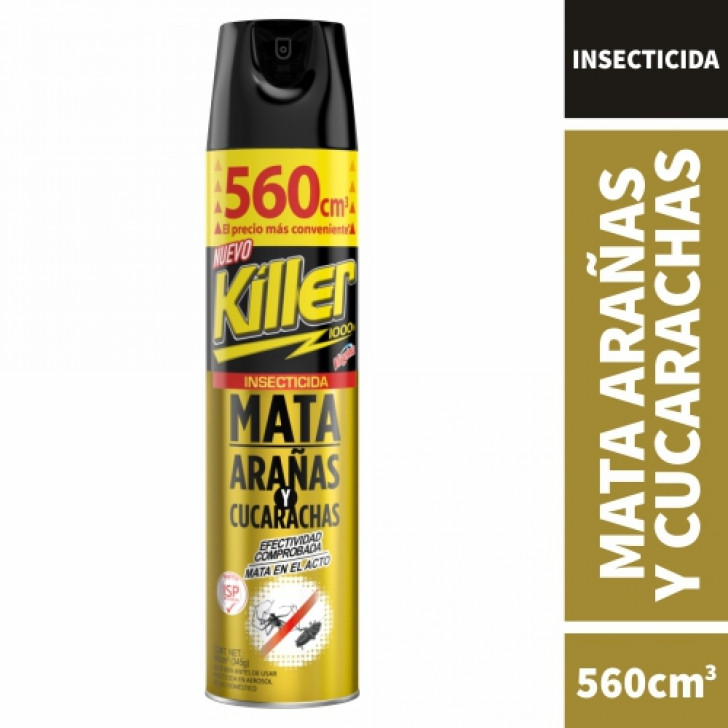 Insecticida Mata Arañas y Cucarachas KILLER