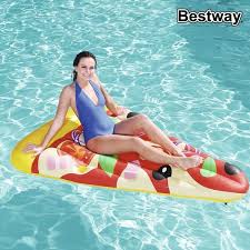 Colchoneta inflable pizza BESTWAY
